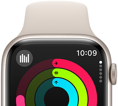 Apple Watch Series 9 viser aktivitetscirkler