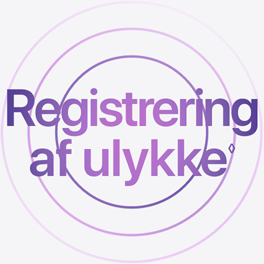 Registrering af ulykke. Se ansvarsfraskrivelser.