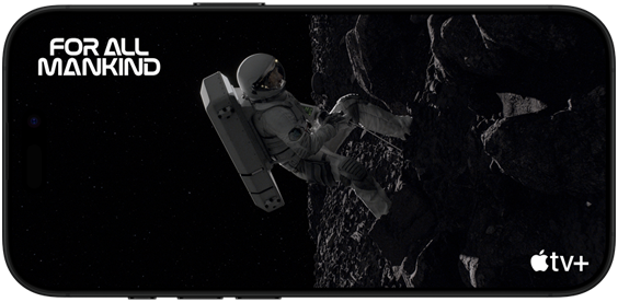 Scene fra The Red Moon: Episode 1 fra AppleTV+-serien For All Mankind vist på iPhone 16 Pro