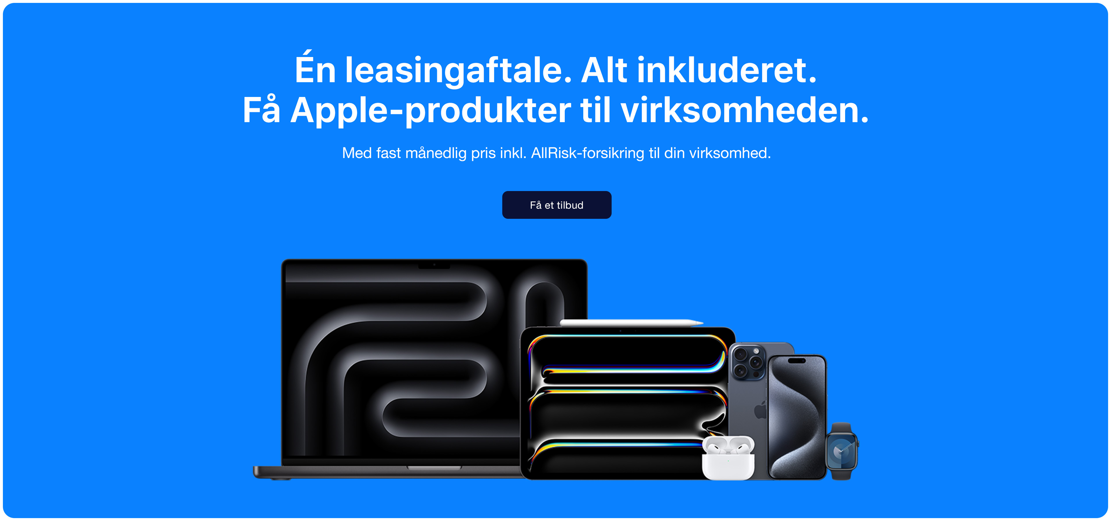 Få apple produkter til virksomheden