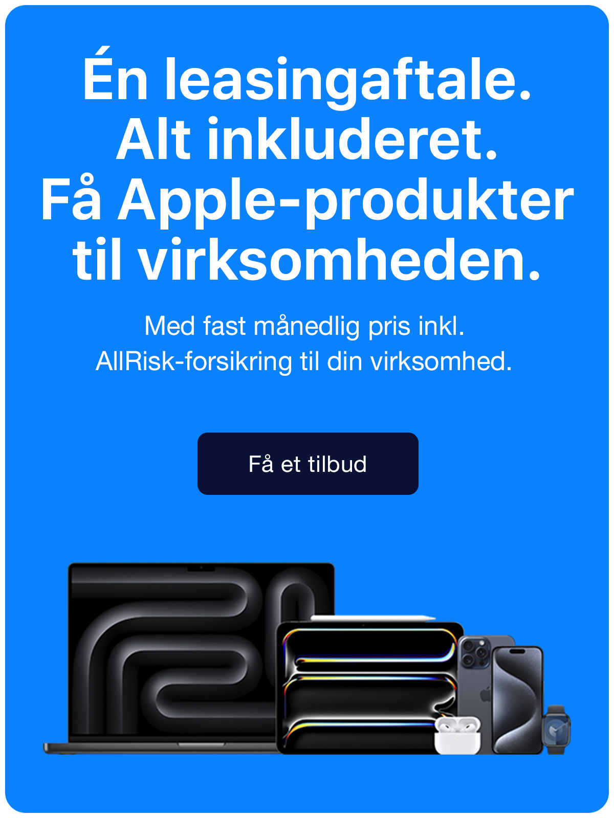 Få apple produkter til virksomheden