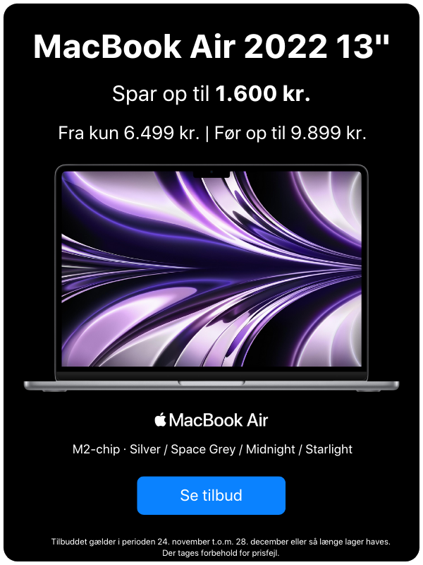 Macbook Black Week Tilbud