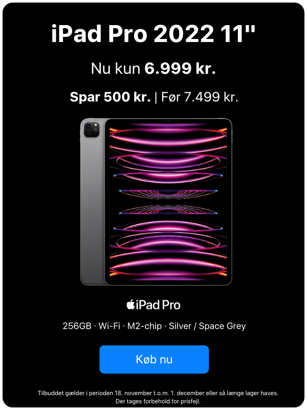 iPad Black Week Tilbud